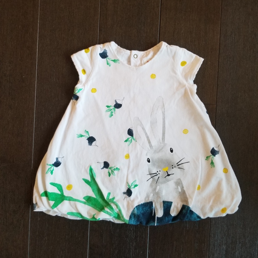 Catimini bunny bubble dress